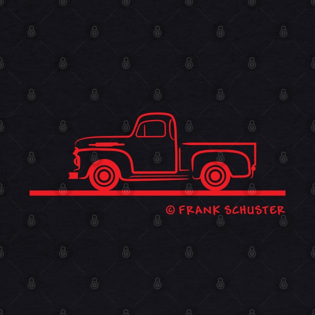 1952 Ford F 150 Red by PauHanaDesign